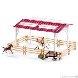 Schleich 42344 Centrum jeździeckie, stajnia  - zestaw (GXP-550959) - 4