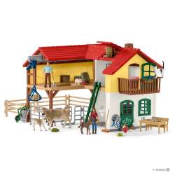 Schleich 42407 Dom wiejski ze stajnią i zwierzętami (GXP-654473) - 1