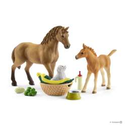 Schleich 42432 Zestaw piel Quarter +źrebię - 1