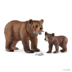 Schleich 42473 Samica Grizzly z młodym niedźwiadkiem (SLH 42473) - 1