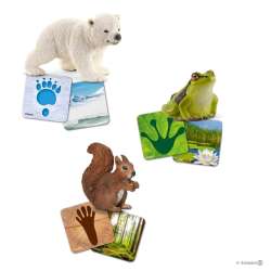 Schleich 42474 Figurki + karty -zwierzęta dzikie (SLH 42474) - 1