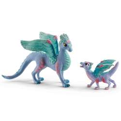 Schleich Bayala 70592 Kwiatowe smoki, mama i dziecko (SLH 70592) - 1