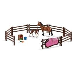 SCHLEICH Zestaw padok z koniem źrebakiem i akcesoriami (GXP-526847) - 1