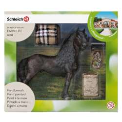 Schleich 42269 Zestaw do pielęgnacji Koń fryzyjski (GXP-527620) - 2