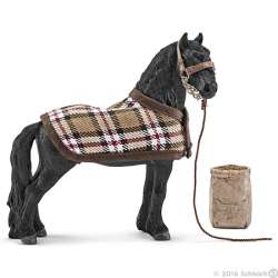 Schleich 42269 Zestaw do pielęgnacji Koń fryzyjski (GXP-527620) - 1